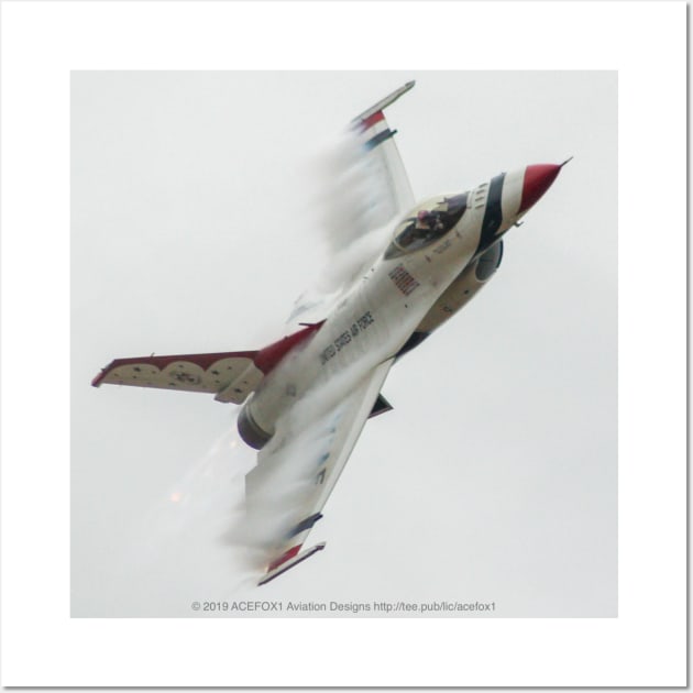 USAF Thunderbird 5 Sneak Pass Vapor 1 Wall Art by acefox1